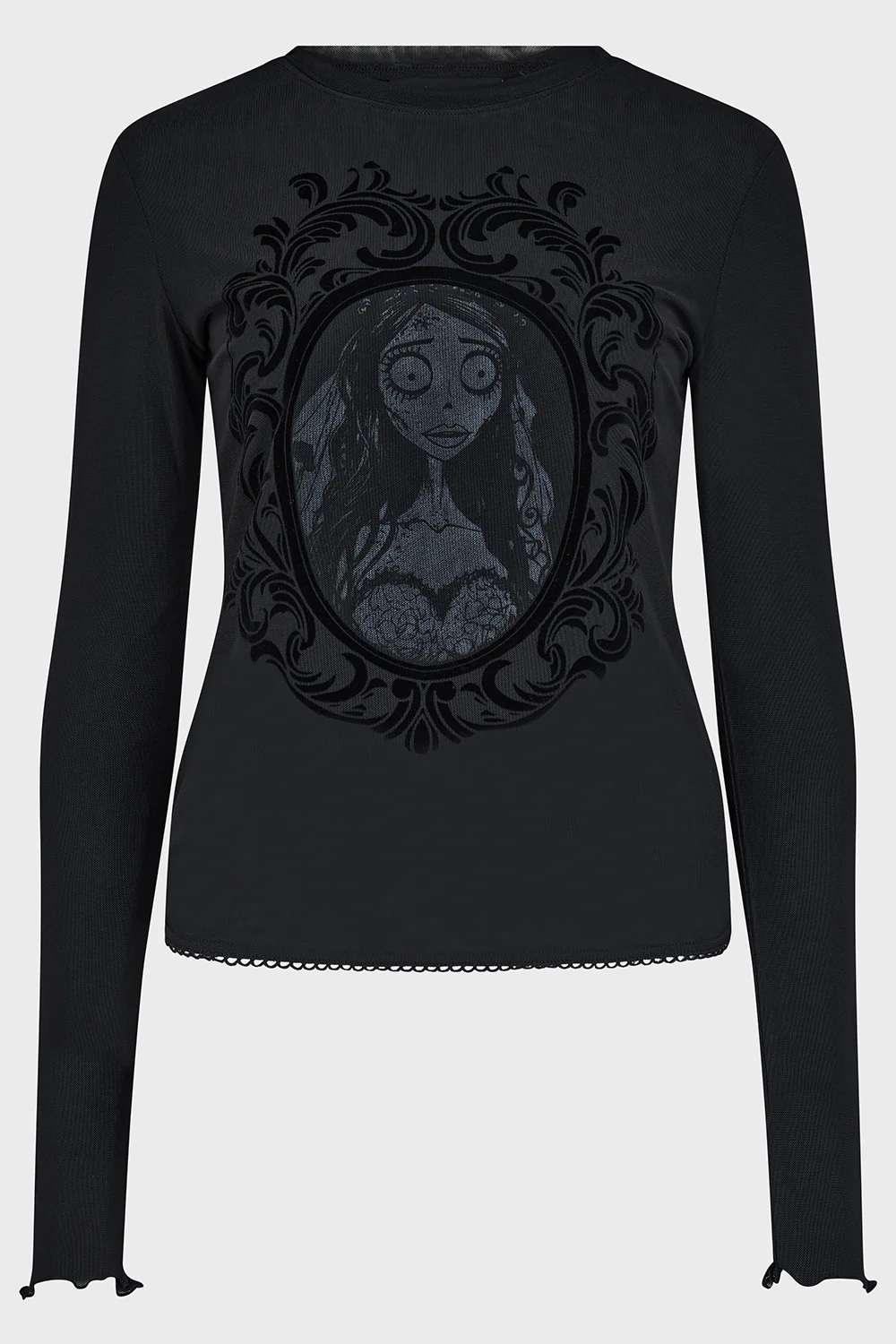 Corpse Bride Emily Mesh Top - Image 5