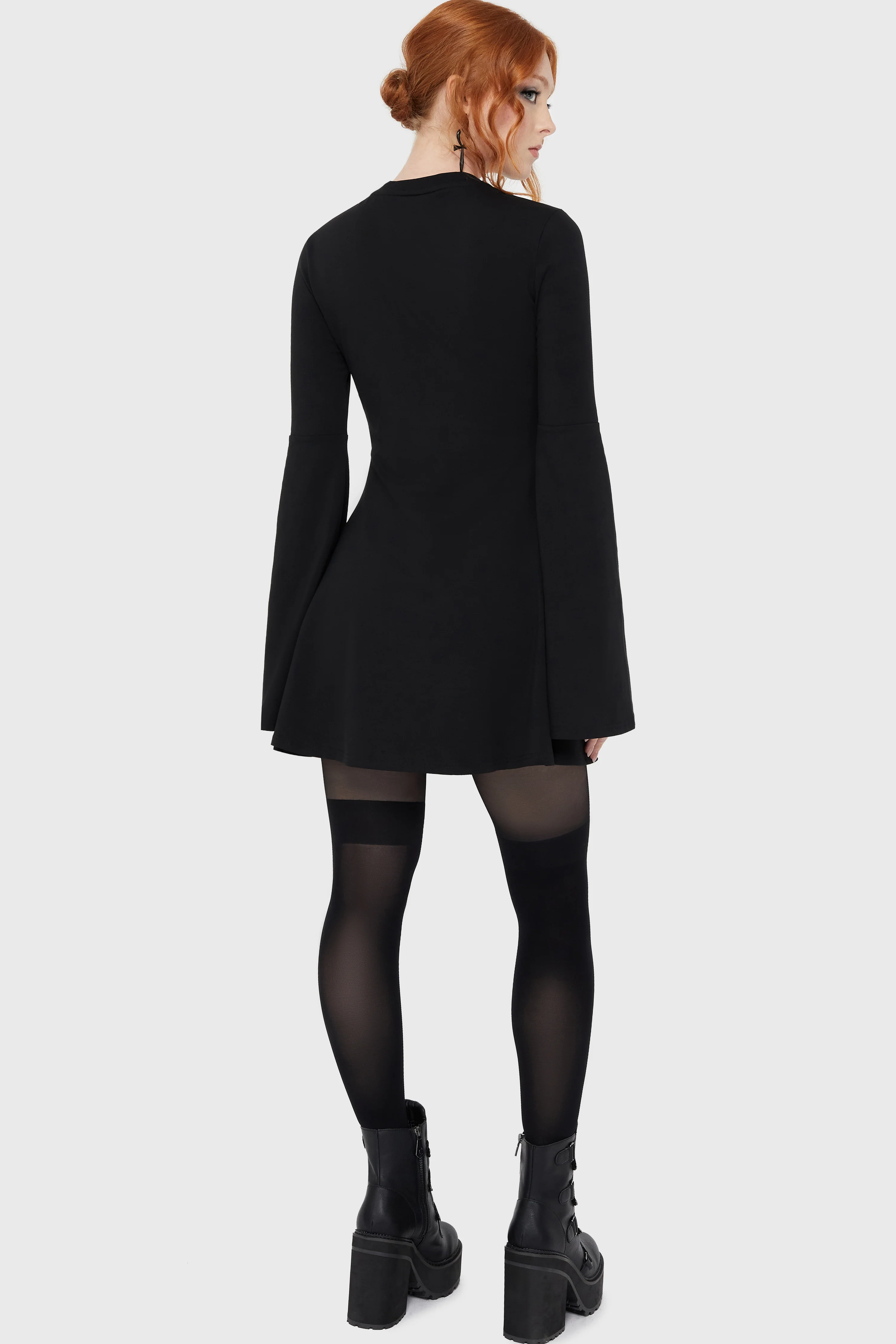 Dearly Departed Skater Dress - Image 4