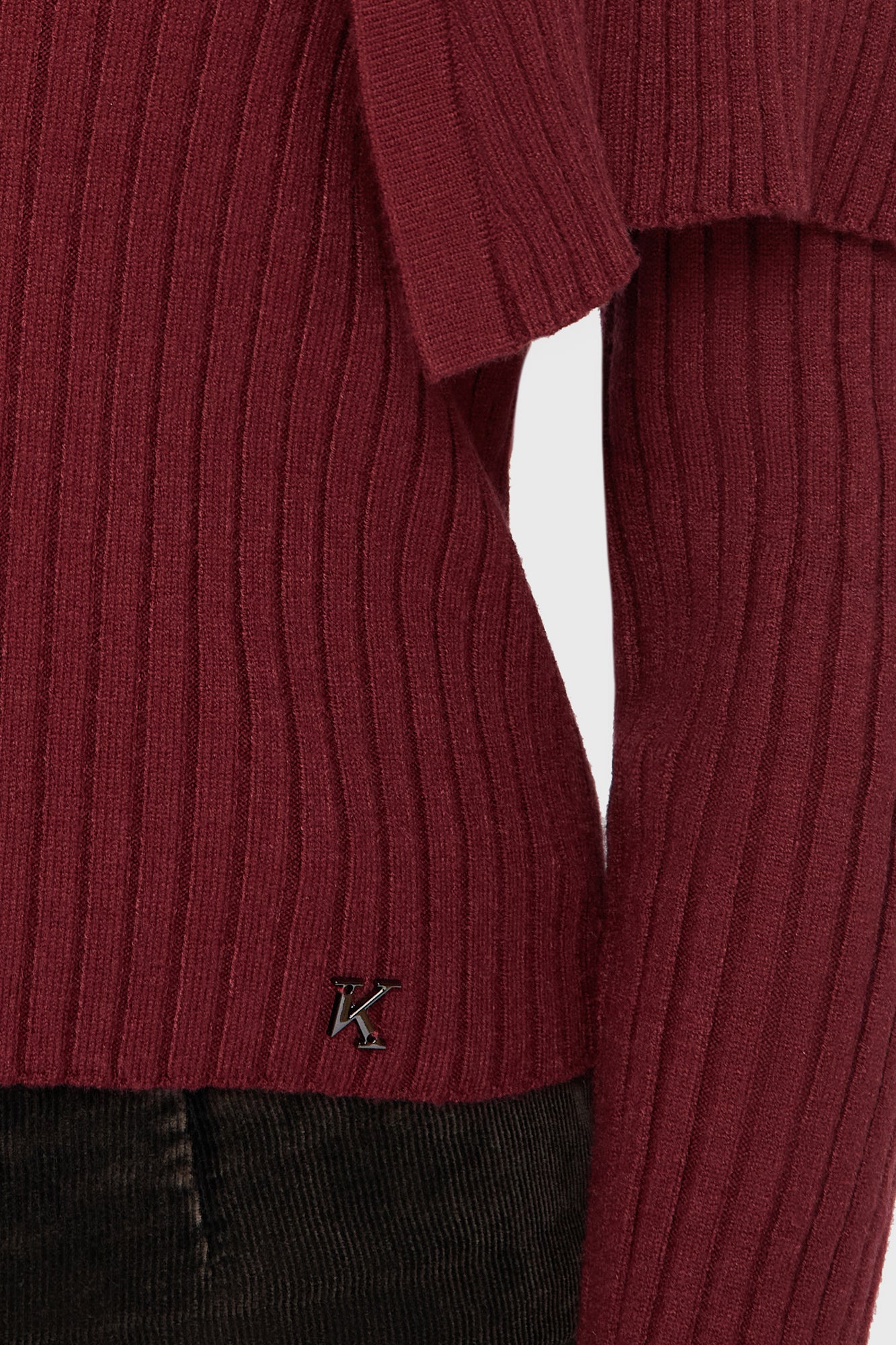 Dusk Empress Knit Top [Red] - Image 2