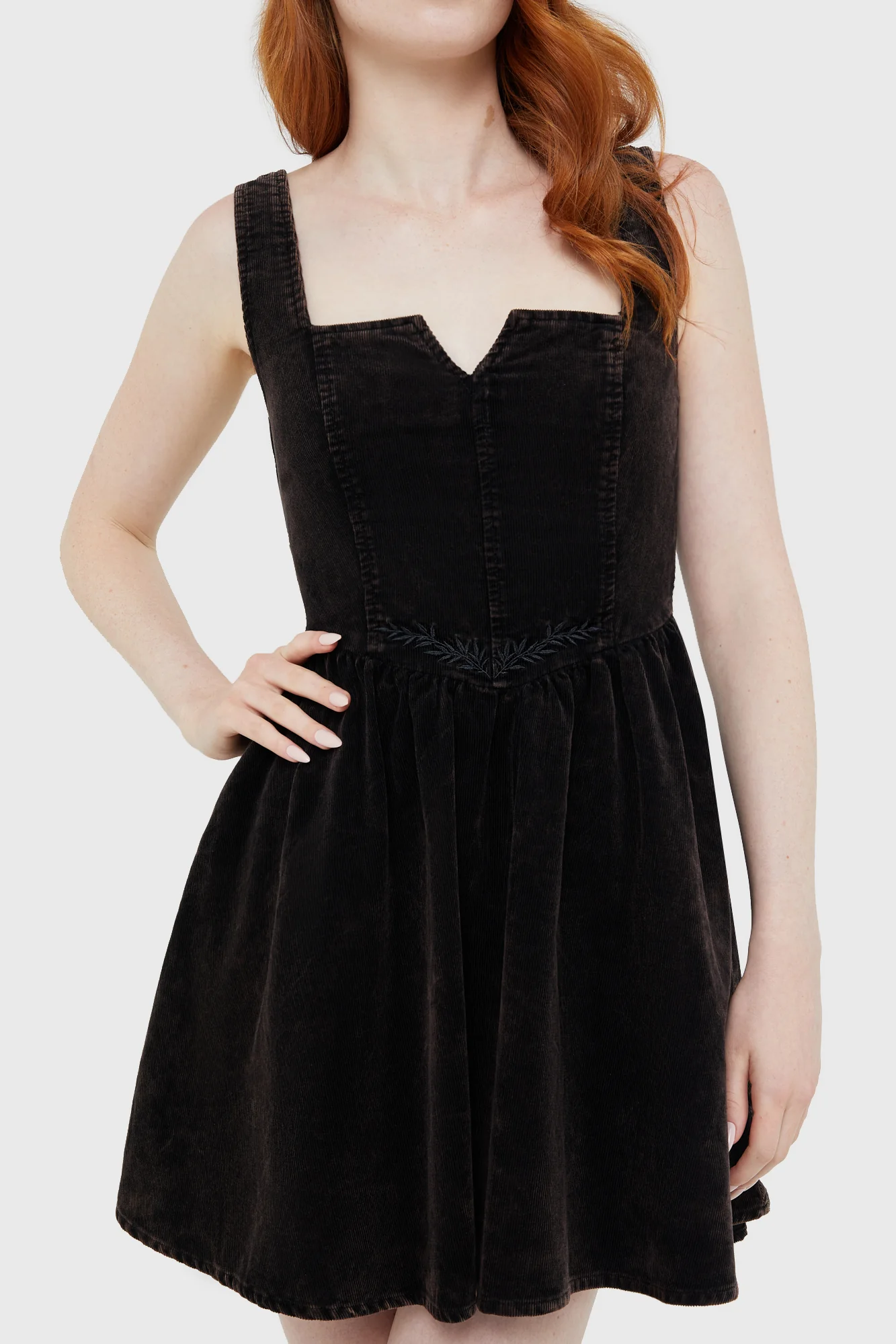 Elderroot Mini Dress [BROWN] - Image 4