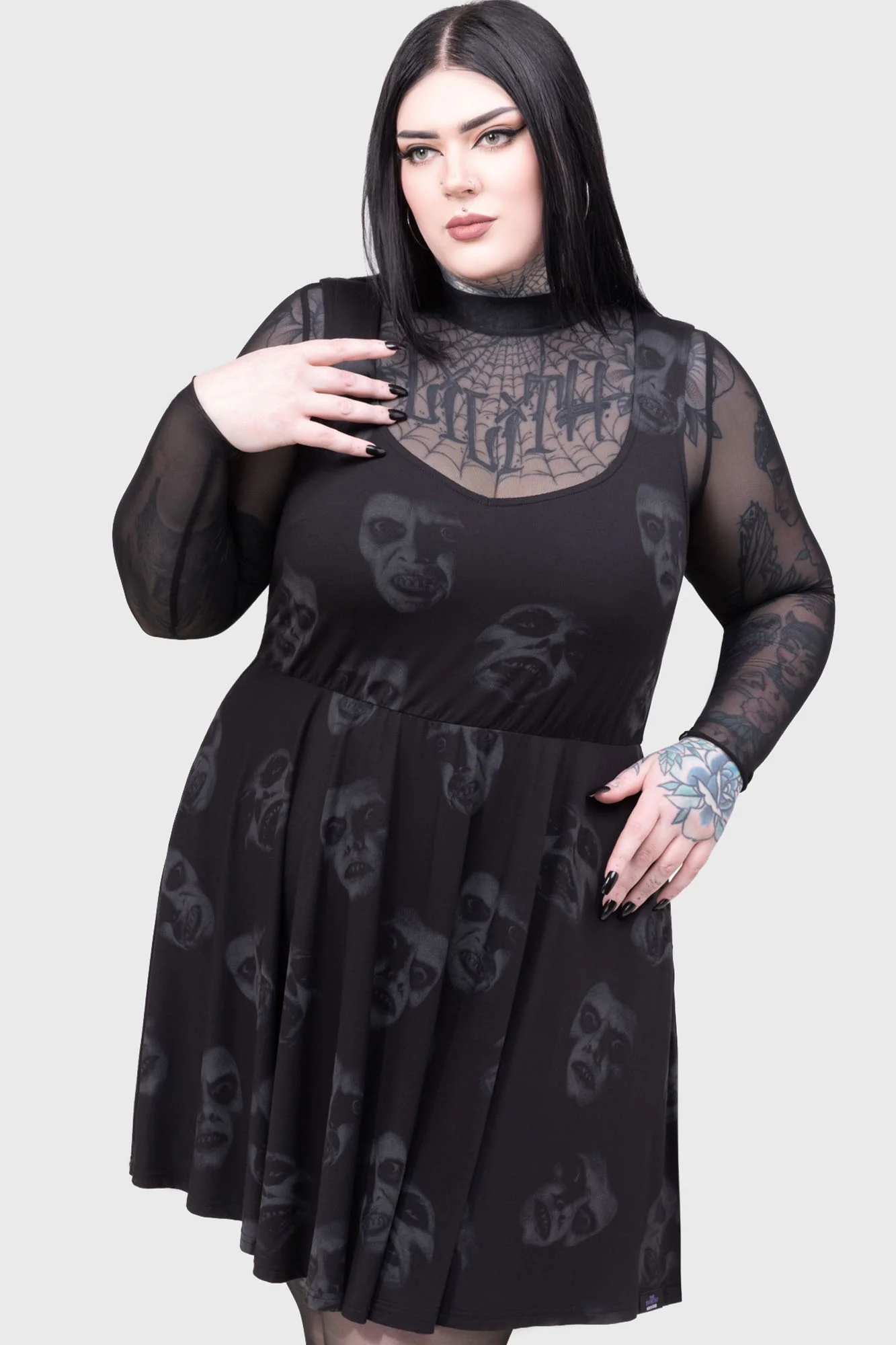 Excellent Day For An Exorcism Skater Dress - Image 6