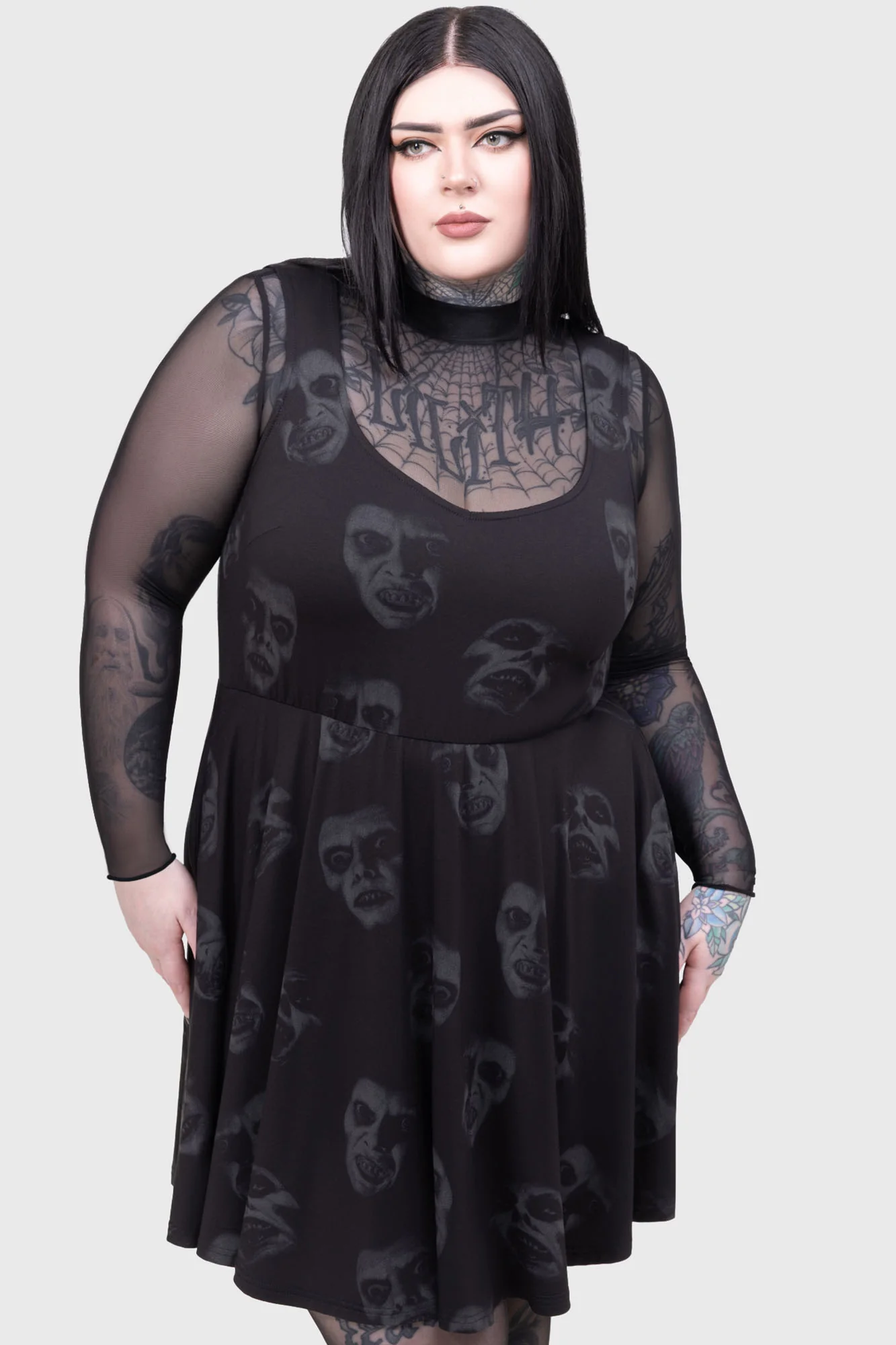 Excellent Day For An Exorcism Skater Dress - Image 7
