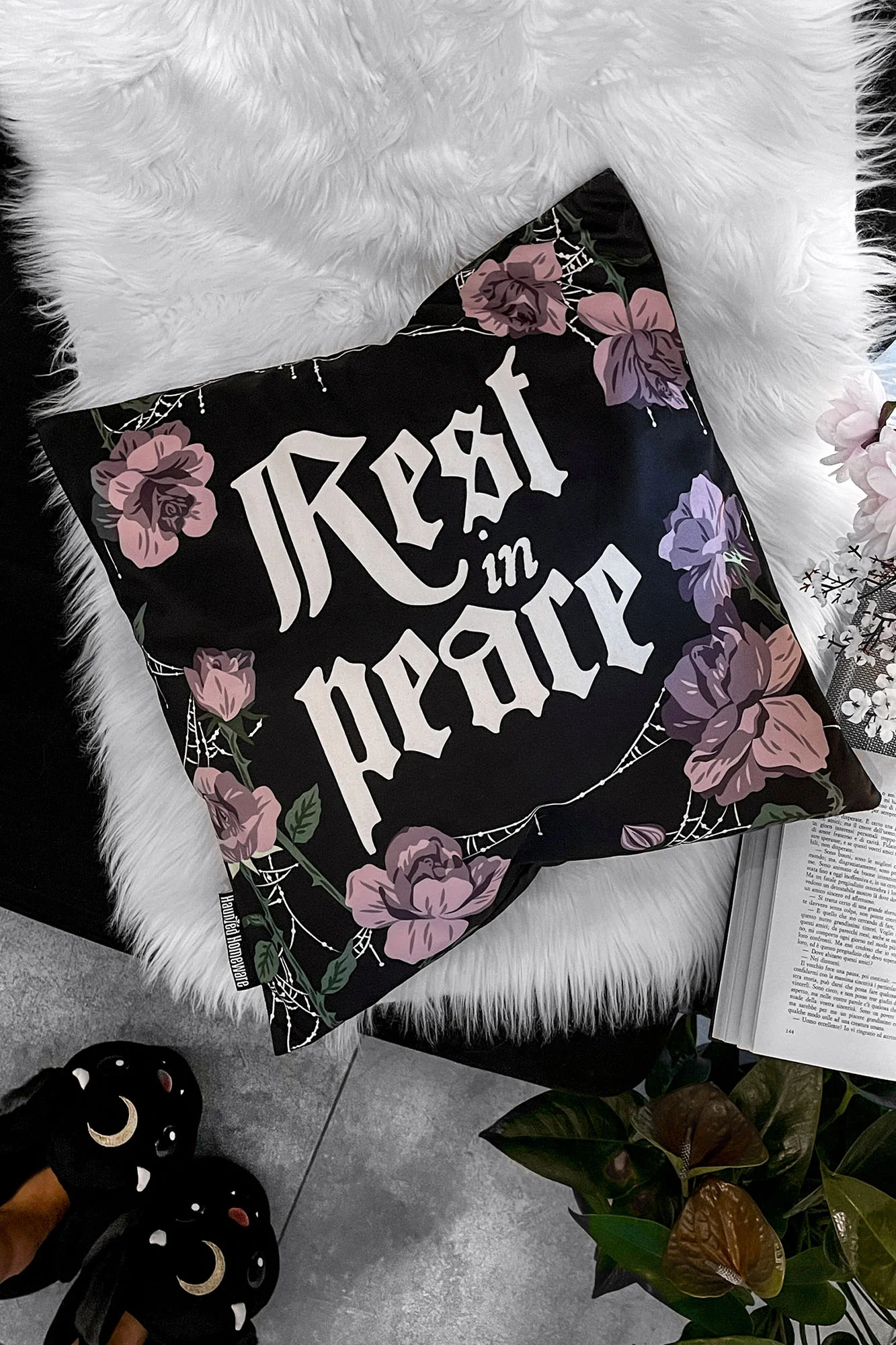 Grave Bloom Cushion Cover