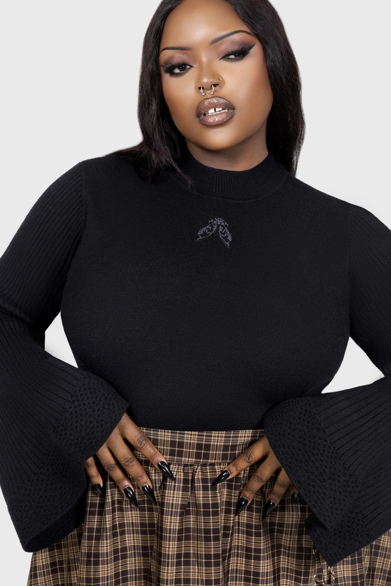 Morbida's Moth Knitted Top - Image 5