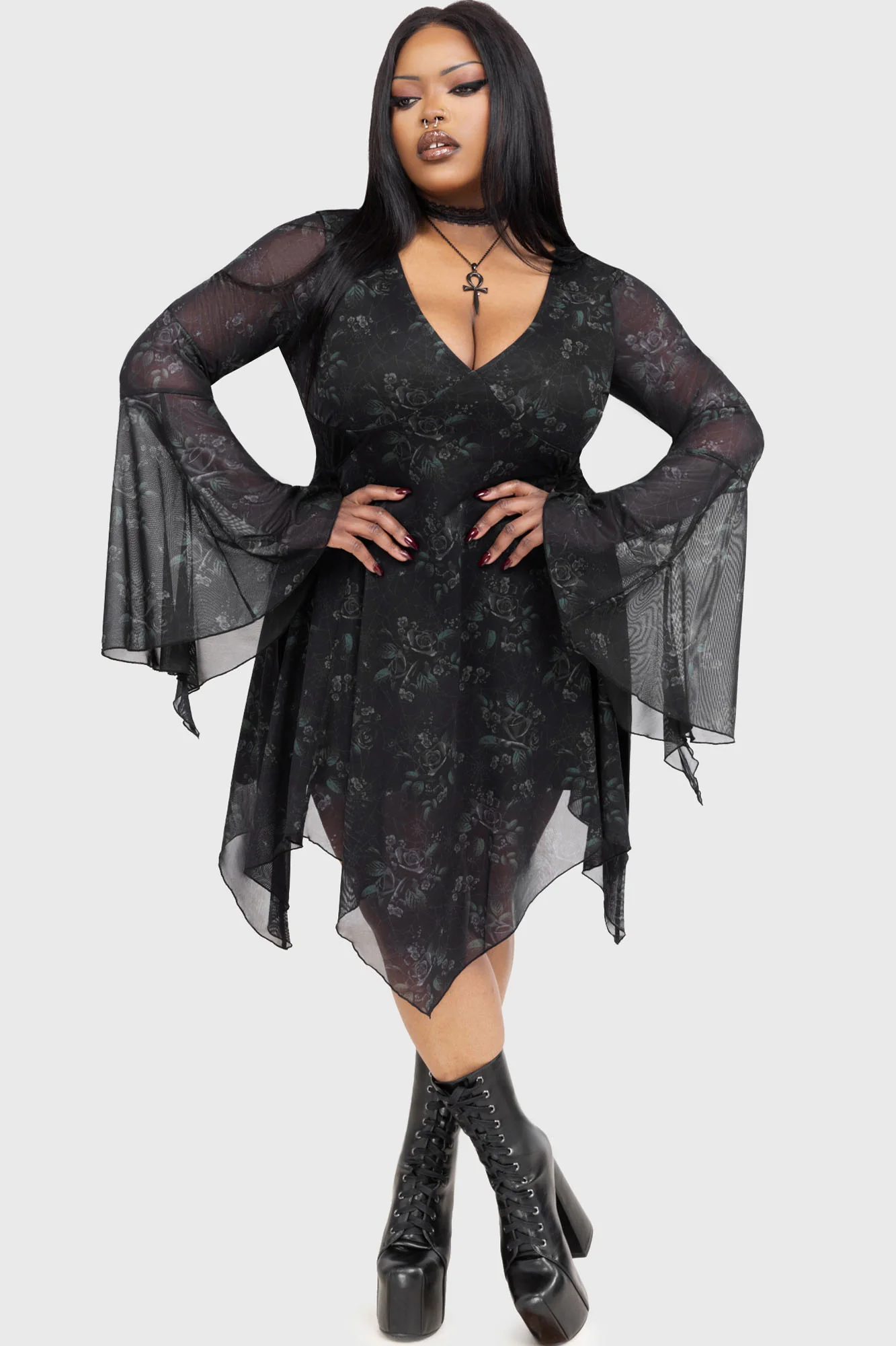 Nocturnal Grove Dress - Image 8