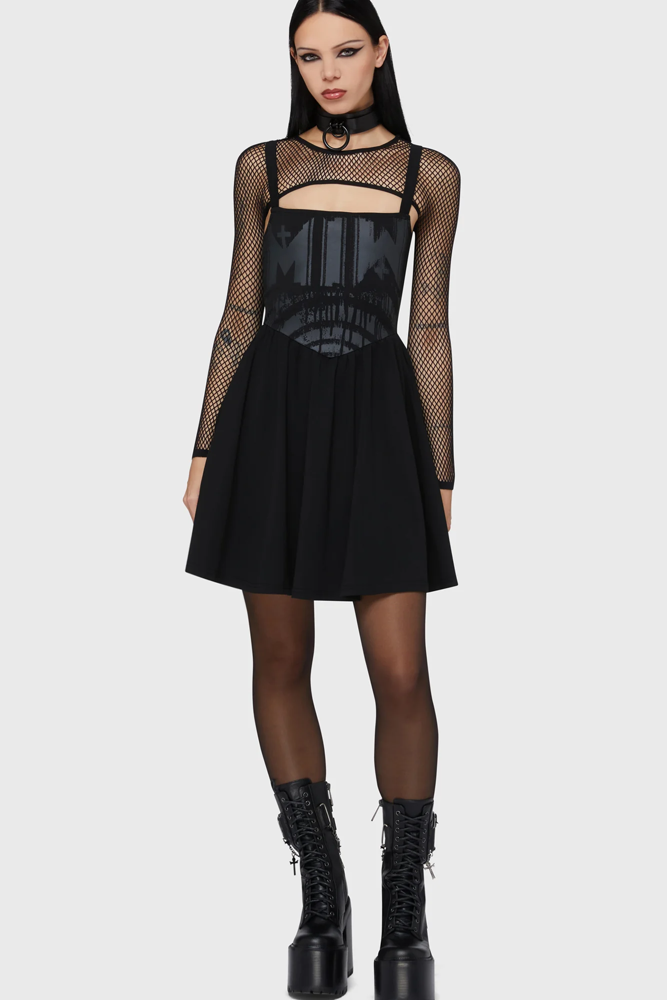Voices Spiral Mini Dress - Image 2
